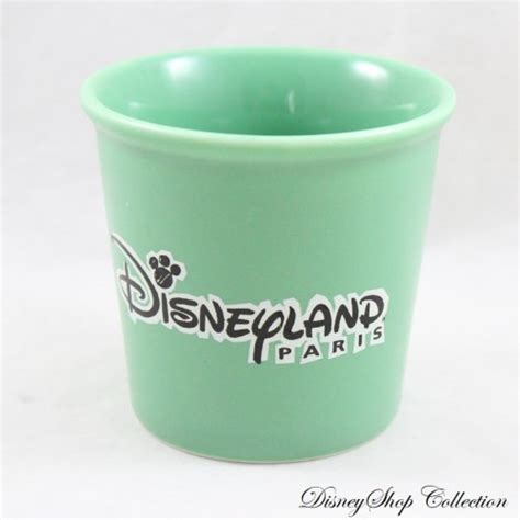 Tasse Caf Espresso Pluto Disneyland Paris Expresso Vert Chien De