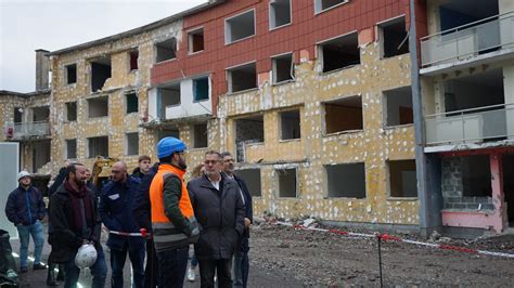 Pas De Calais Habitat Visite Du Chantier De D Molition De La