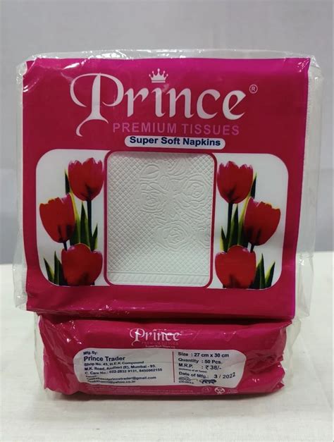 Prince Premium Tissue Napkin At Rs 20packet Tissue Napkin In