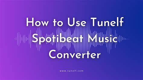 How To Use Tunelf Spotibeat Music Converter Tunelf Tutorial YouTube