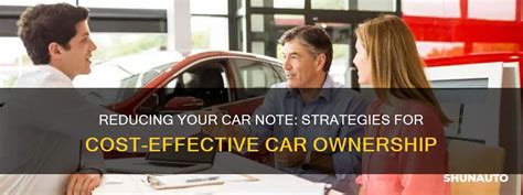how to lower your car note