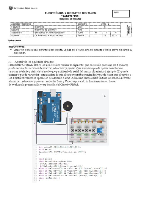 III Electrónica Y Circuitos Digitales Final Final ELECTRÓNICA Y