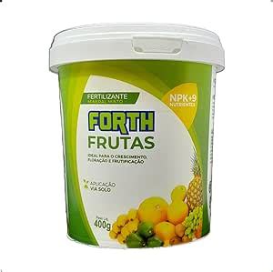 Forth Frutas Fertilizante Adubo para Plantas Frutíferas Nutritivo