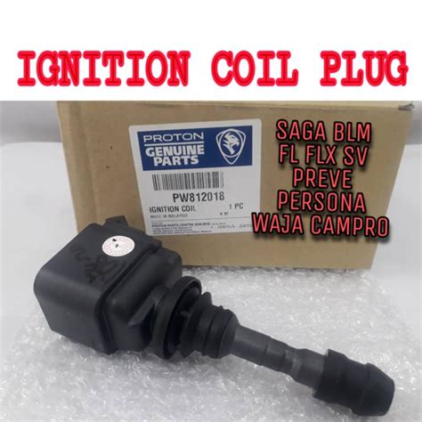 ORIGINAL PLUG IGNITION COIL SAGA BLM FL FLX SV PREVE PERSONA WAJA IAFM