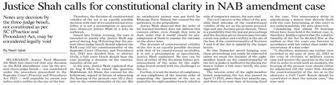 Dawn Epaper Sep Justice Shah Calls For Constitutional