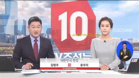 Tv조선 윤우리 아나운서 뉴스 10 2016년 11월 04일 네이버 블로그