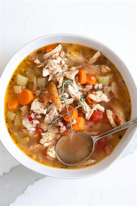 Turkey Soup Recipe The Forked Spoon