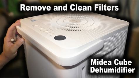 How To Remove And Clean Filters Midea Cube Dehumidifier Youtube