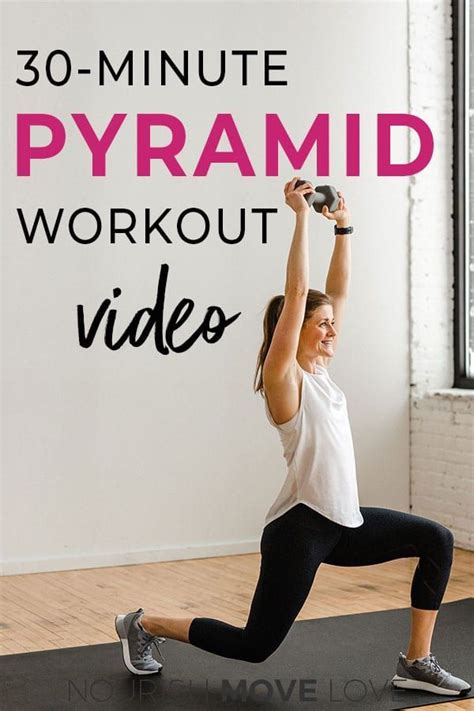 Minute Pyramid Workout At Home Nourish Move Love Pyramid Workout