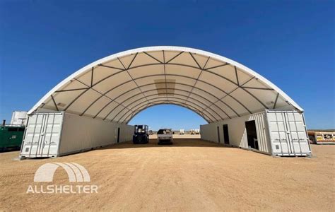 Container Mounted Dome Shelters - Container Conversions