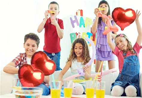 Globos de papel de aluminio con forma de corazón rojo de 32 pulgadas