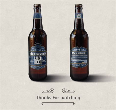 Marlborough England Beer Behance