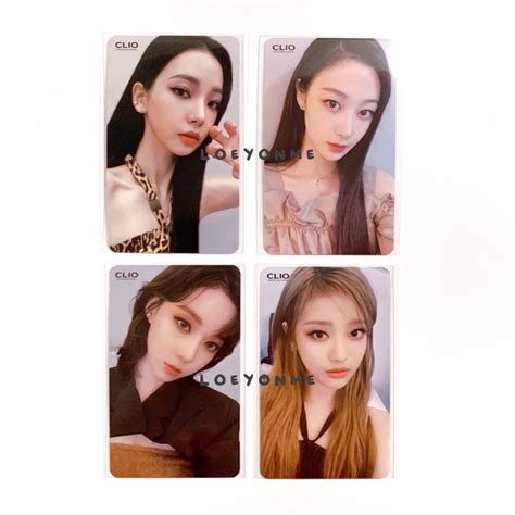 Jual Aespa X CLIO Round 1 Photocard Only Karina Giselle Winter