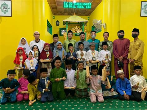 Peringati Maulid Nabi Remaja Masjid Kecamatan Buru Gelar Lomba Adzan