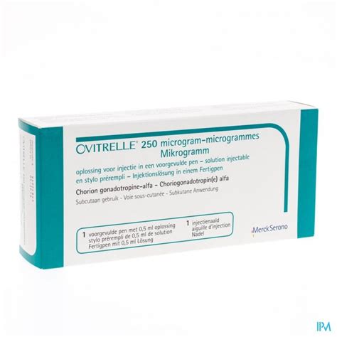 OVITRELLE 250 MCG OPL INJ VOORGEVULDE PEN | Apotheek Thiels