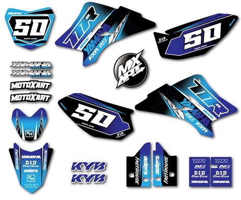 Yamaha Ttr Sticker Kit All Years Kent Style Ttr Graphics Etsy