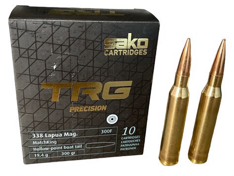 SAKO Cal 338 Lapua Mag TRG HPBT 300 Grains 19 4 Grammes 10 Rayon