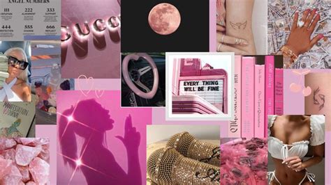 Pink Vision Board Aesthetic