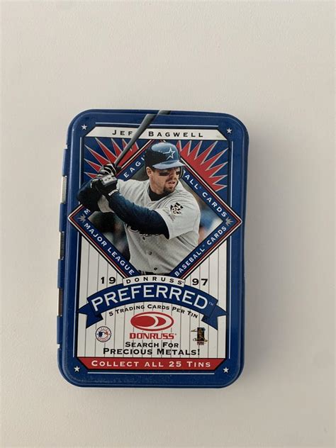 Donruss Jeff Bagwell Collectable Tin Estatesales Org