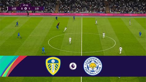 Leeds United Vs Leicester City Efootball Pes 2021 Gameplay Youtube