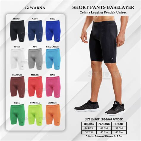 Jual Celana Baselayer Pendek Daleman Celana Manset Olahraga Renang