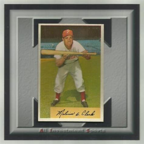 1954 Bowman MEL CLARK 175 NM MT Superb Baseball Card For Your Set