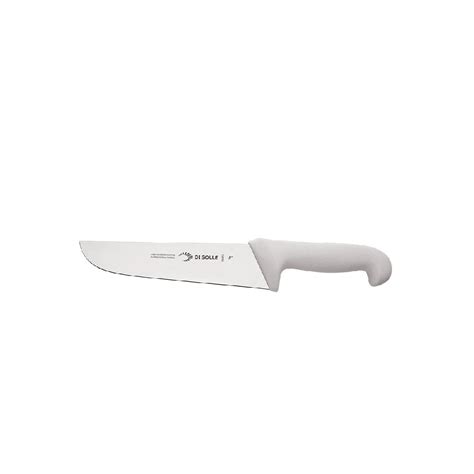 Cuchillo De Carnicero De Pulgadas Con Mango Blanco Durafio Di Solle