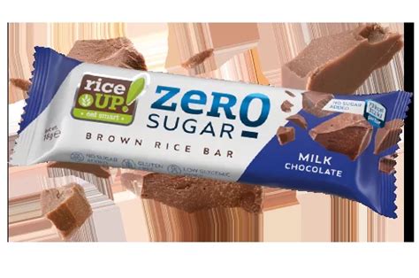 Rice Up Zero Sugar Milk Chocolate Bar 18G The Healthy Pantry