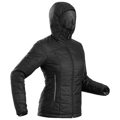 Manteau D Hiver Femme Mt Noir Fum Forclaz D Cathlon