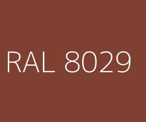 Colour RAL 8029 Pearl Copper Brown Shades RAL Colour Chart UK