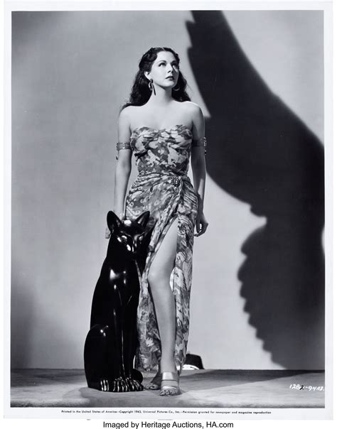 Maria Montez In White Savage Universal 1943 Old Hollywood Glamour