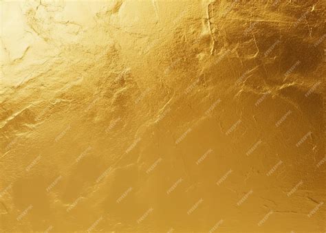 Premium AI Image | Texture of Metallic Gold Foil Background