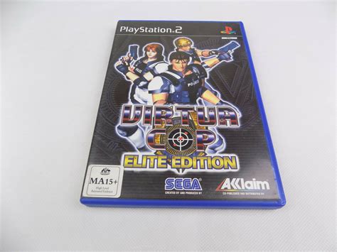 Mint Disc Playstation Ps Virtua Cop Elite Edition Inc Manual