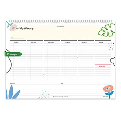 Migliori Planning Settimanale Da Tavolo Nel Secondo Esperti
