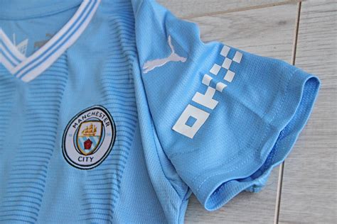 Dzieci Cy Zestaw Pi Karski Manchester City Home Puma Koszulka