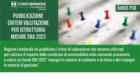 Bandi Psr Pubblicazione Criteri Valutazione Per Istruttoria Misure