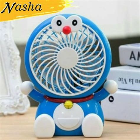 Jual Kipas Angin Mini Portable Cartoon Doraemon Lucu Di Lapak Nasha 123