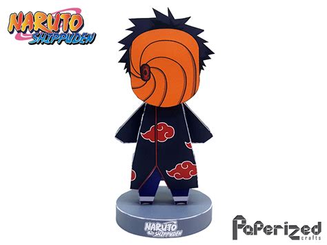 Naruto Shippuden Obito Uchiha Papercraft Paperized Crafts