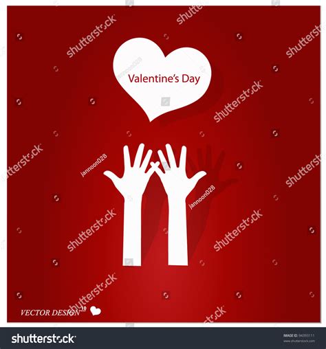 Hands Hearts Design Vector Illustration Stock Vector Royalty Free