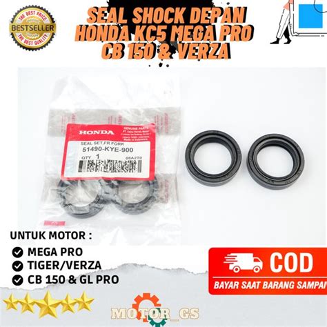 Jual SEAL SHOCK DEPAN MEGAPRO TIGER VERZA CB150 51490 KC5 605 Di Lapak