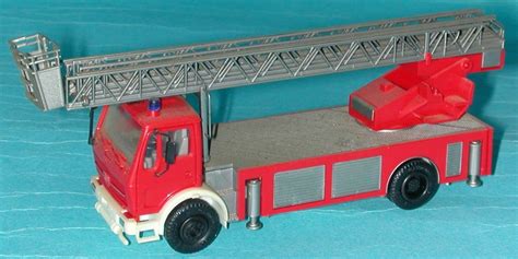 Herpa Mercedes Feuerwehr Metz Dlk Drehleiter Nordbahn An