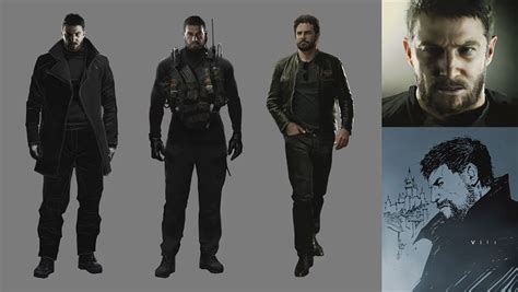 Chris Redfield Concept Art From Resident Evil Village Resident Evil