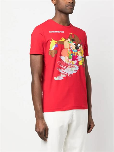 Iceberg X Looney Tunes Cotton T Shirt In 4571 Modesens