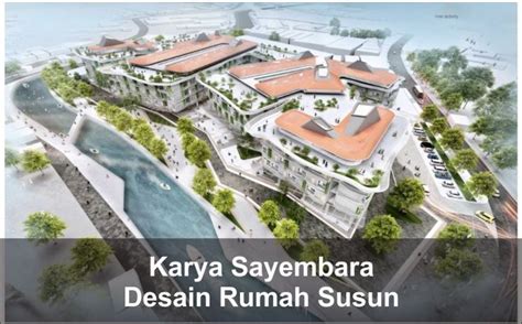 Desain Rusun Dengan Konsep Poros Interaksi Karya Sayembara Arsitektur