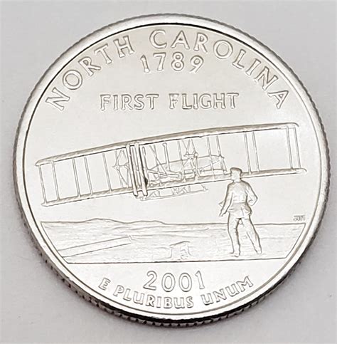 2001 P North Carolina State Quarter Free Shipping Sclora Enterprises