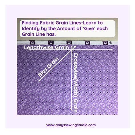 How To Understand And Find Grain Lines On Fabric