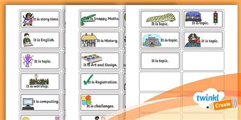 Ks1 Visual Timetable Twinkl