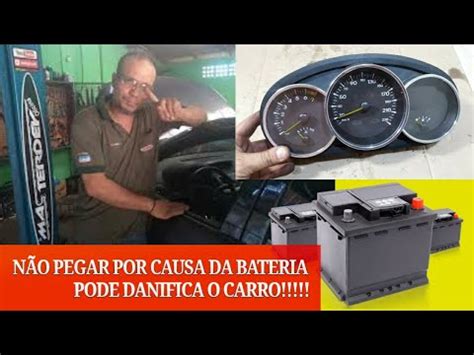 Bateria defeito corre risco de danificar o motor e a injeção do