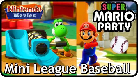 Super Mario Party Mini League Baseball 2 Players Youtube