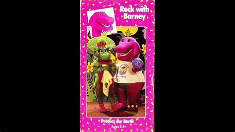 Barney And The Backyard Gang Rock With Barney 1991 92 Re Realese Vhs